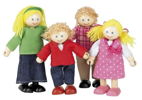 Image of John Crane Tidlo Wooden Doll Family