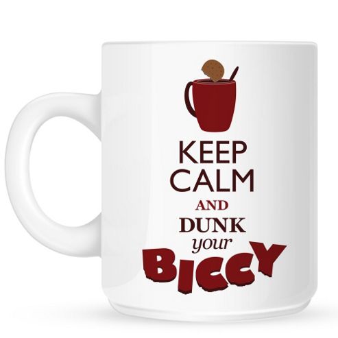 Image of Keep Calm And Dunk Your Biccy 10oz Ceramic Mug