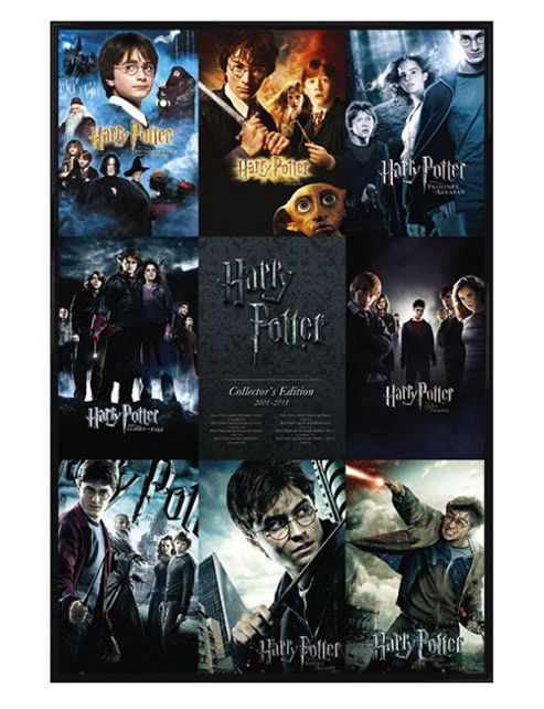 Image of Harry Potter The Complete Gloss Black Framed From Boy To Wizard Poster