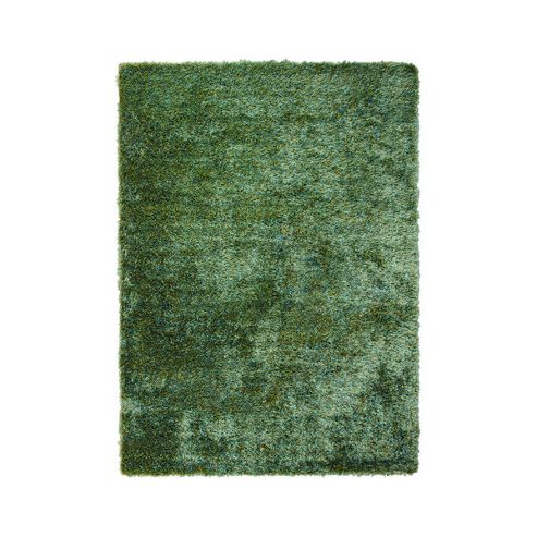 Image of Esprit New Glamour Green / Aqua Shag Rug - 70cm X 140cm