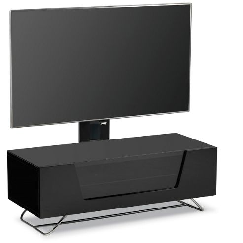 Image of Cro2-1000bkt-bk Chromium 2 Cantilever Tv Stands For 50 Tv In Black