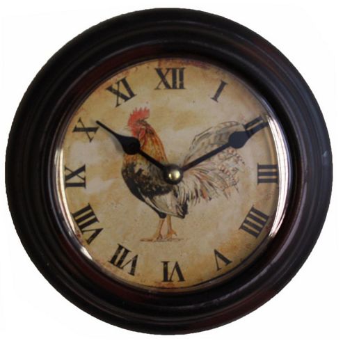 Image of Wicker Valley Rooster Wall Clock