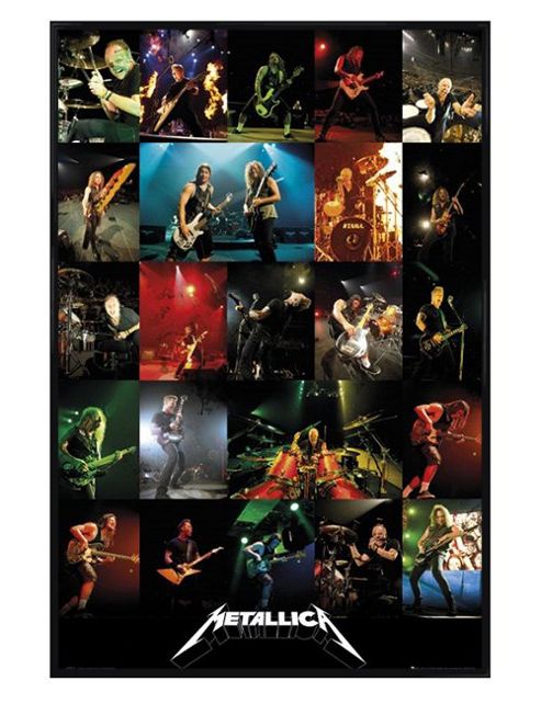 Image of Metallica Gloss Black Framed Live! Poster