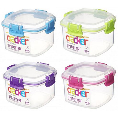 Image of Sistema Accents Small Cracker Tub - 400ml