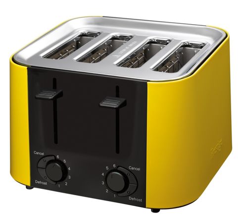 Image of Prestige Daytona 4 Slice Toaster In Yellow