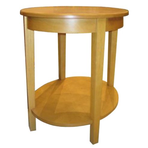 Image of Orellio - Solid Wood Oval End / Lamp Table - Natural