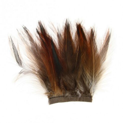 Image of Feathers - Hackle Kreutz Fringe - Furnace