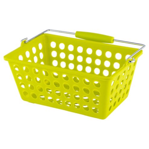 Image of Tesco Basic Plastic Storage, Lime
