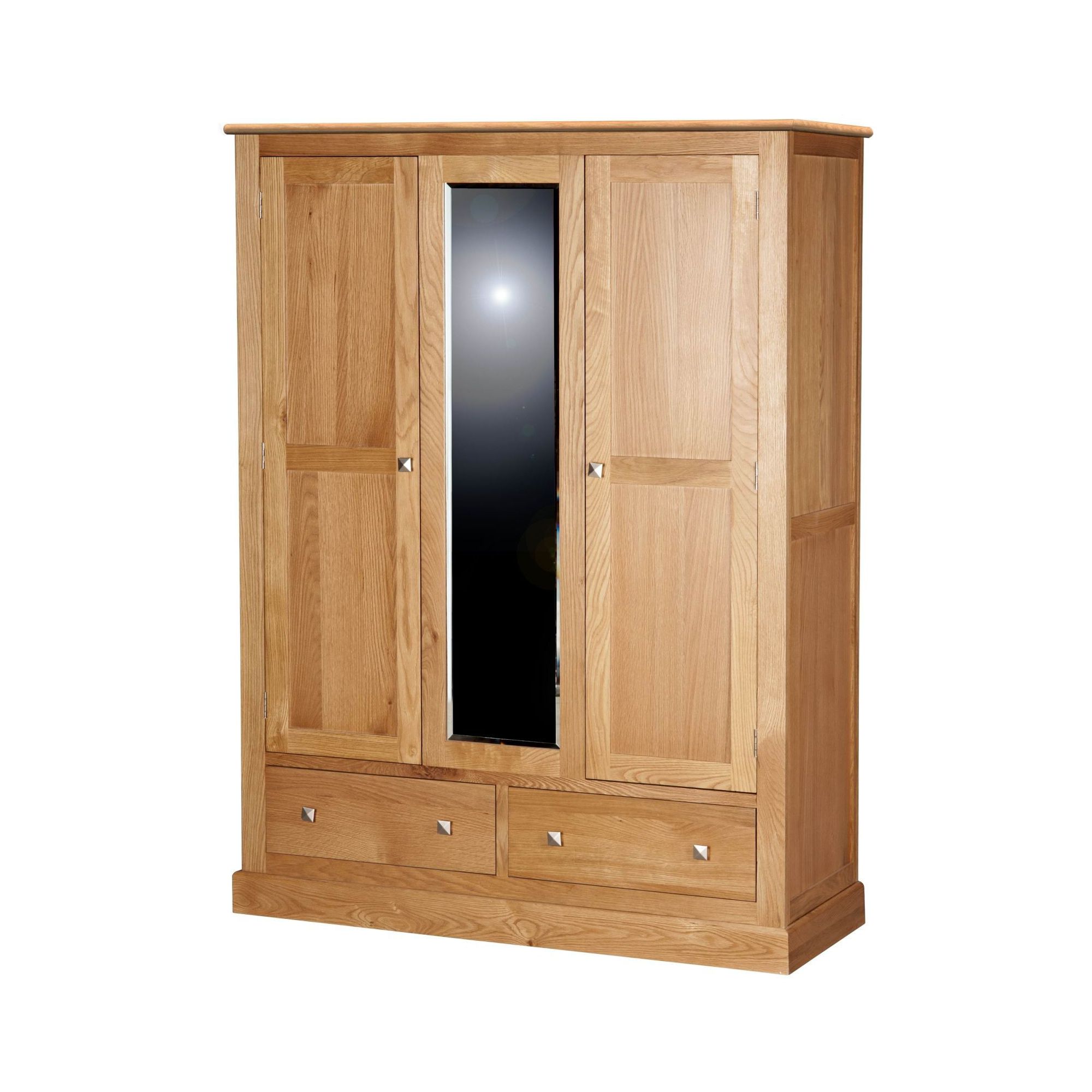 Kelburn Furniture Pitkin Oak Triple Wardrobe at Tesco Direct