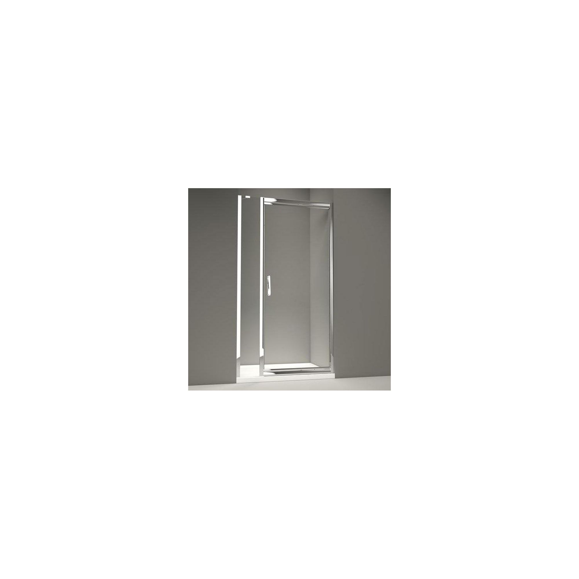 Merlyn Series 8 Inline Infold Shower Door, 1100mm Wide, Chrome Frame, 8mm Glass at Tesco Direct