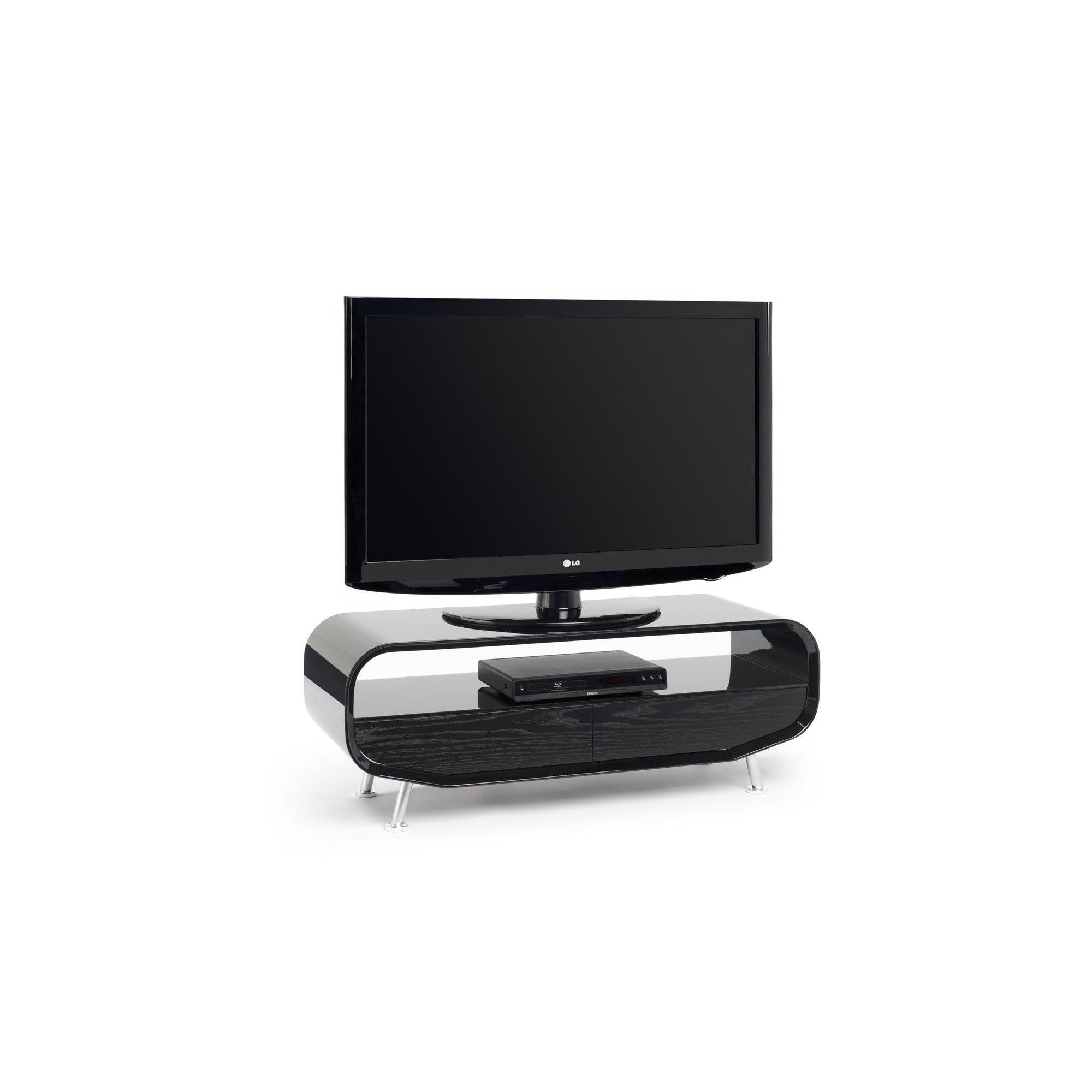 Techlink Ovid Evo 55'' Bent Wood TV Stand at Tescos Direct