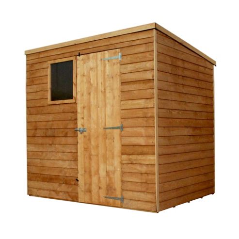 Buy Mercia 7x5 Overlap Pent Shed from our Wooden Sheds range - Tesco