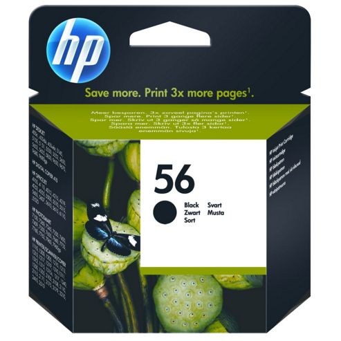 Image of Hp 56 Black Inkjet Print Cartridge (yield 520 Pages)