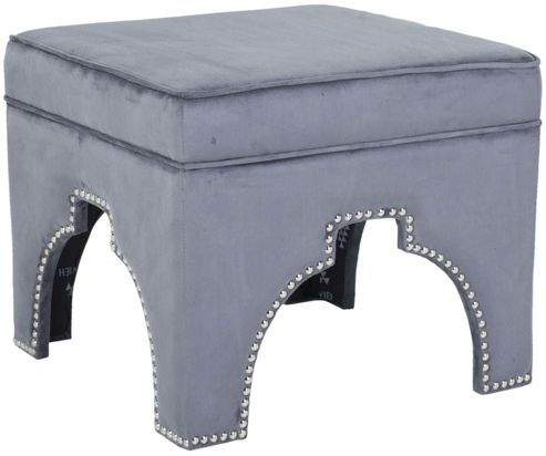 Image of Safavieh Sarasota Ottoman - Grey