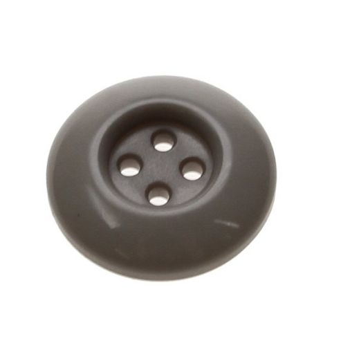Image of Dill Buttons 30mm Chunky Round Grey