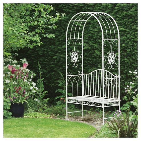 Image of Amelia Garden Bench With Arch