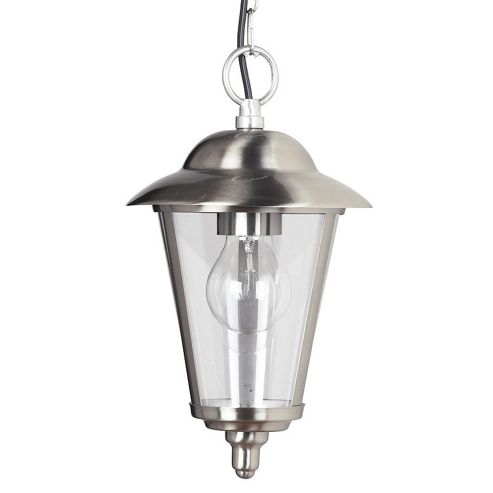 Image of Endon Lighting Hanging Lantern In Stainless Steel