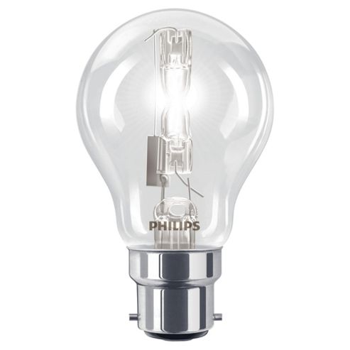 Image of Philips Ecoclassic Dimmable Halogen Traditional Light Bulb (105w B22 A55)