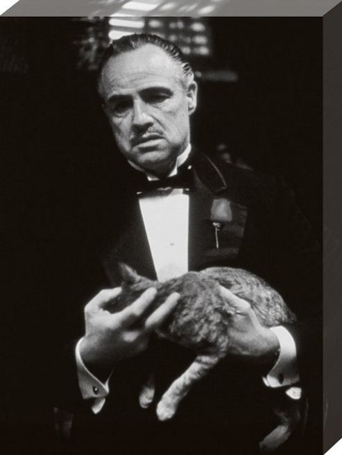 Image of The Godfather The Iconic Movie Godfather Large Canvas Print