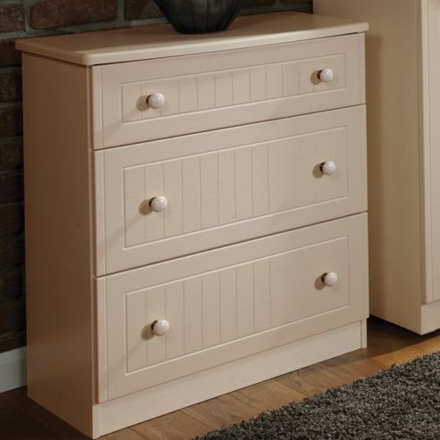 Image of Welcome Furniture Coniston 4 Drawer Chest - Cream