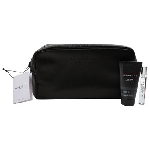 Image of Burberry Touch For Him Eau De Toilette 7.5ml, Aftershave Balm 50ml And Wash Bag