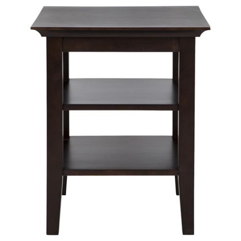 Image of Noir 2 Shelf Lamp Table