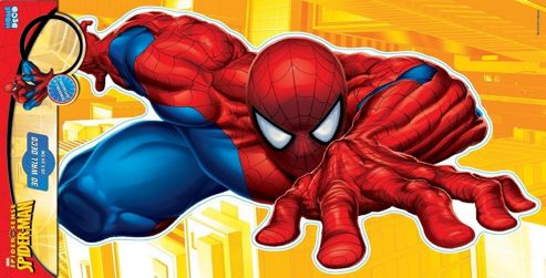 Image of Spiderman 3d Large Wall Element