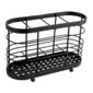Tesco Stainless Steel Cutlery Drainer, Black