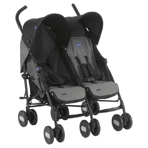 Image of Chicco Echo Twin Stroller, Coal