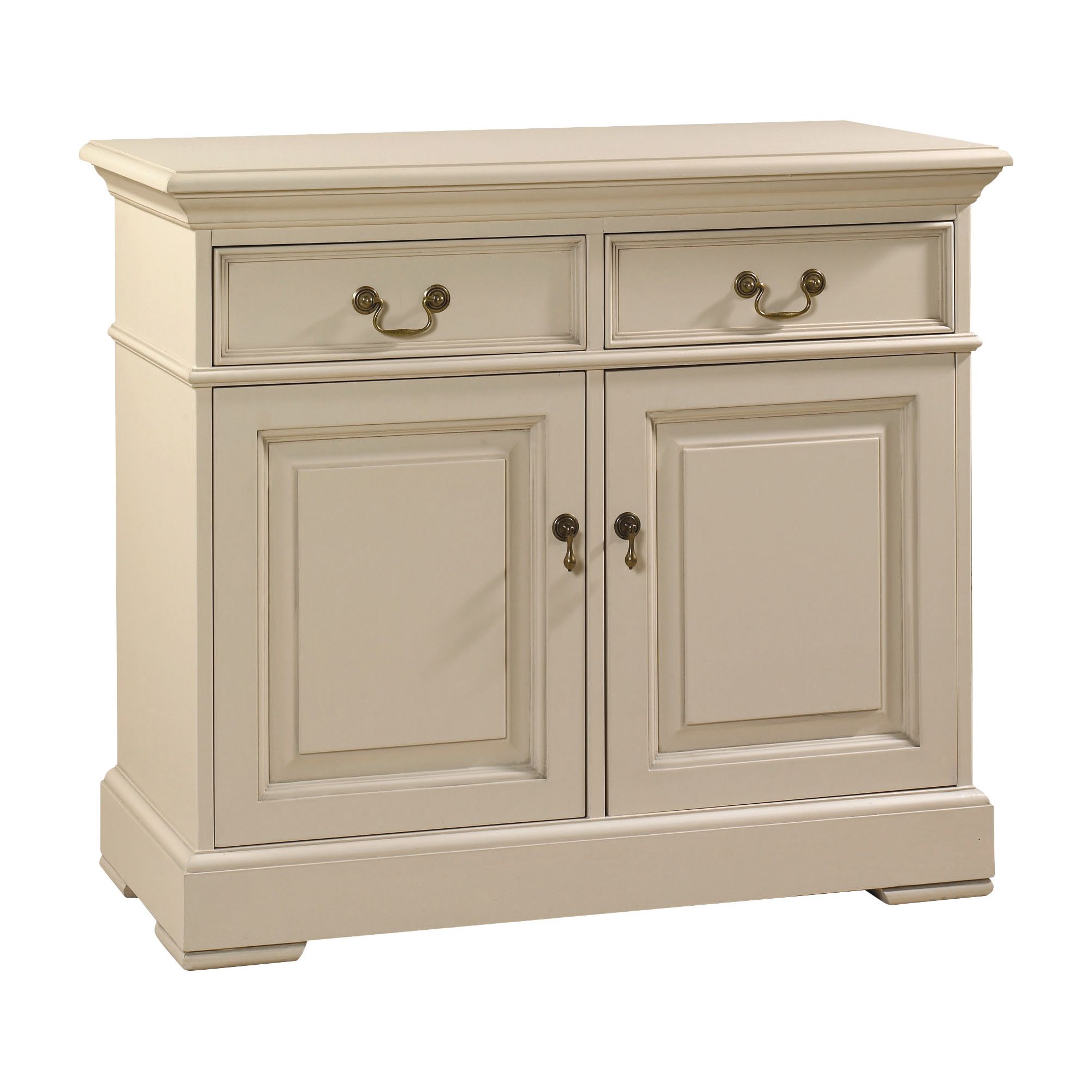 YP Furniture Country House Two Door Sideboard - Oak Top and Ivory at Tesco Direct