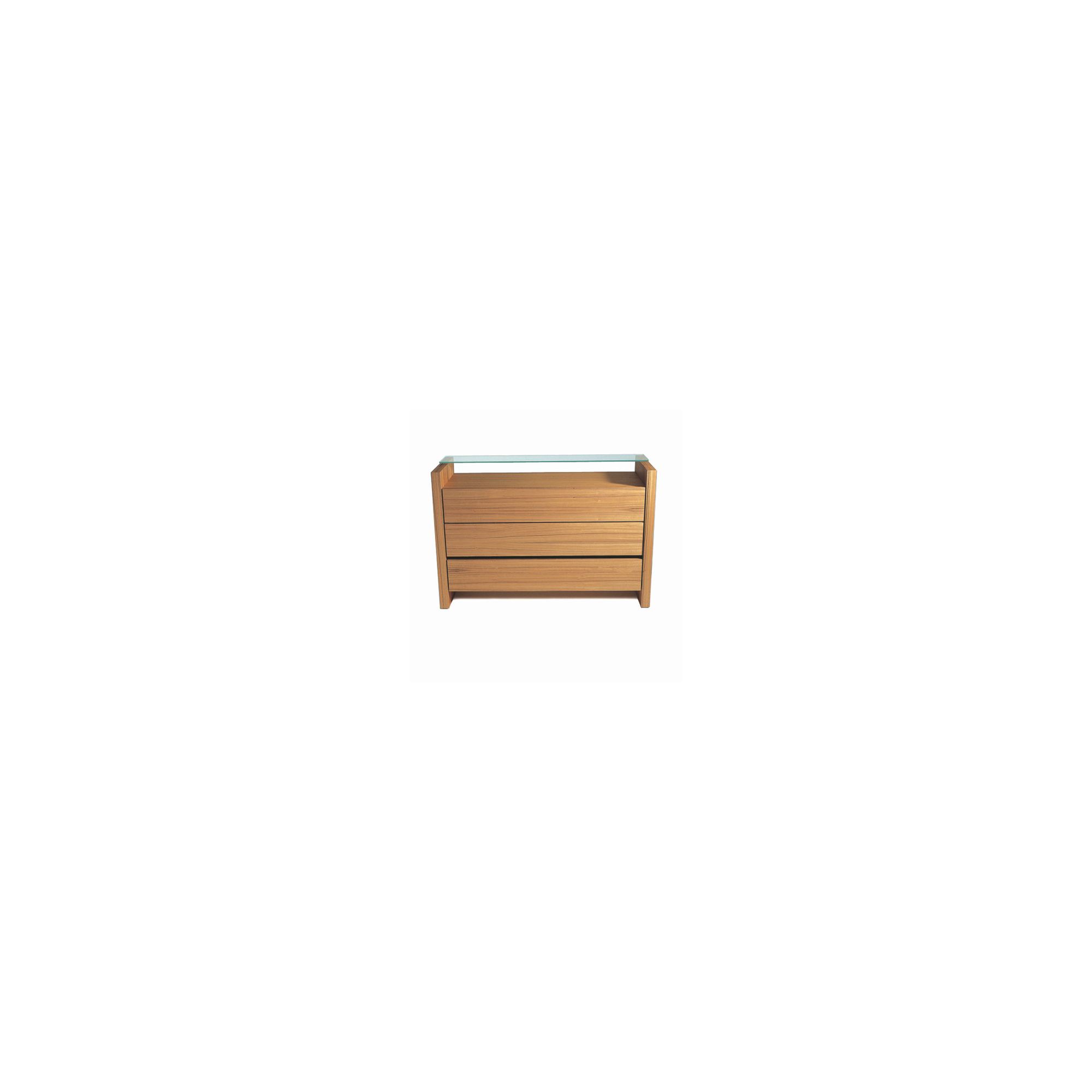Gillmore Space Brompton Three Drawers Chest in Tigerwood at Tesco Direct