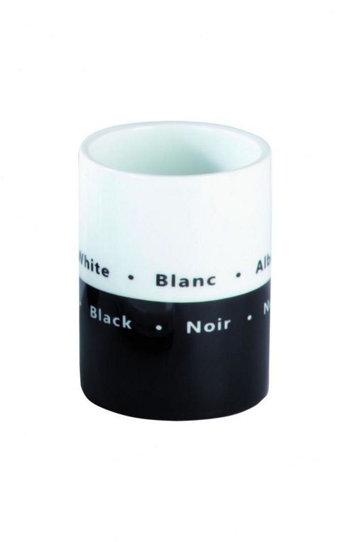 Image of Sanwood Paradoxum Tumbler In White And Black