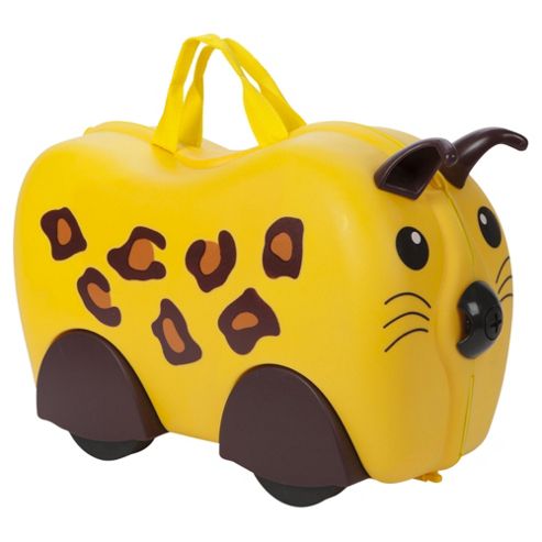 Image of Kiddee Case Kid's Ride On Suitcase, Leopard