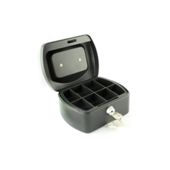 Q-Connect Cash Box 6 inch Black