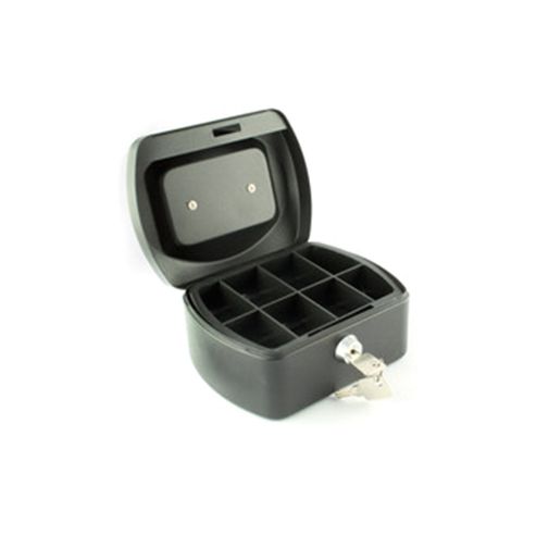 Image of Q-connect Cash Box 6 Inch Black