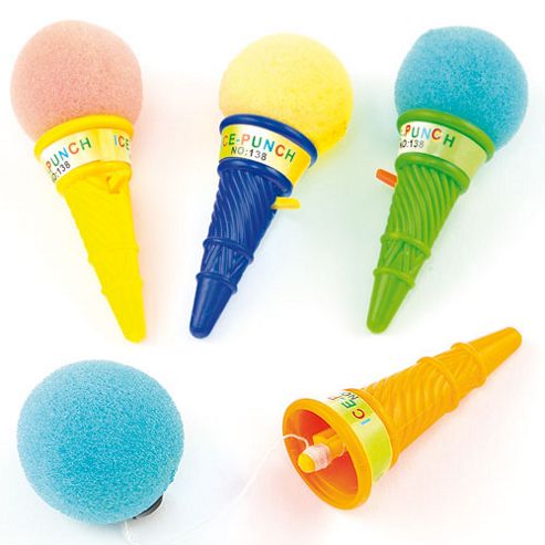 Image of Party Bag Ice Cream Sponge Poppers (pack Of 6)