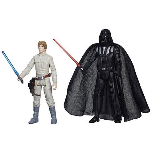Image of Star Wars Mission Series - Luke Skywalker And Darth Vader Figures