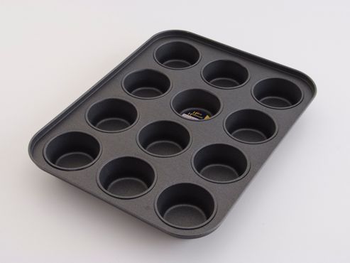 Image of Home Bake 4001 N/s Muffin Tin 12 Cup 36x26cm