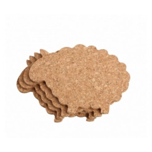 Image of Tg - Cork - Coasters - Set 4 Sheep