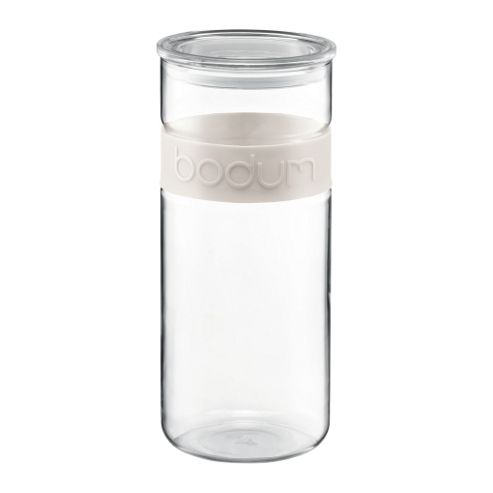Image of Bodum Presso Glass Storage Jar 2.5l - Off White