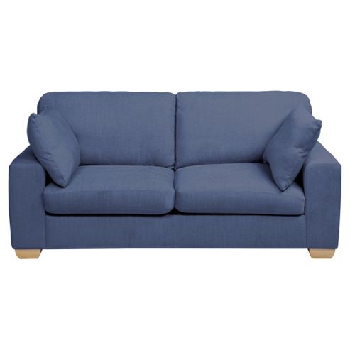 Image of Whitstable Large 3 Seater Sofa Bed, Denim