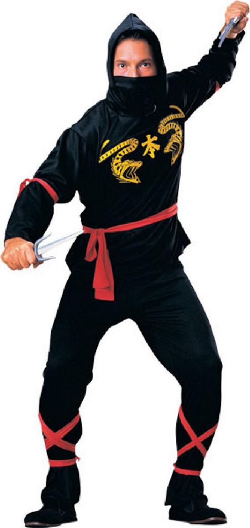 Image of Ninja - Adult Costume Size: 38-42