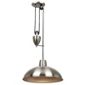 Endon Lighting One Light Pendant - Satin Nickel