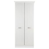 Tenby 2 Door Wardrobe, White