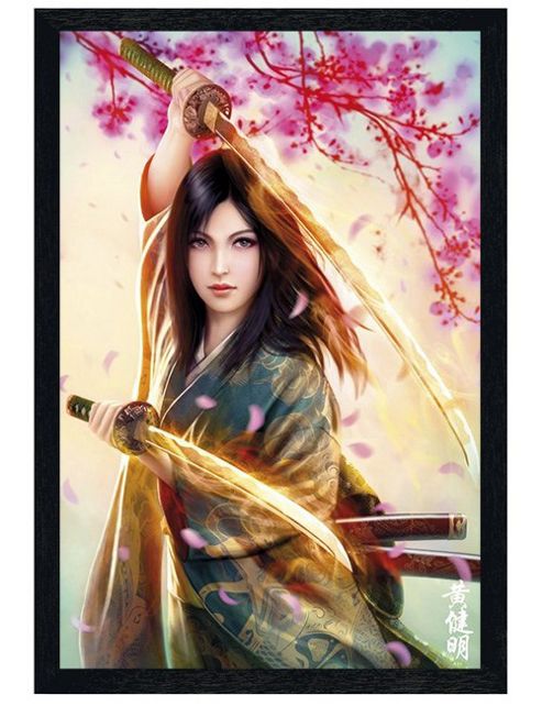 Image of Mario Wibisono Black Wooden Framed Kei Poster