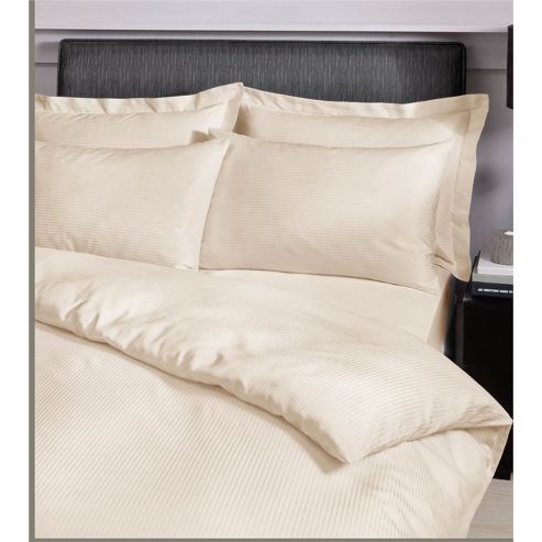 Image of Catherine Lansfield Platinum Cream Housewife Pillowcases 300 Thread Count