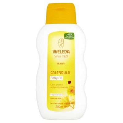 Weleda Calendula Baby Fragrance Free Oil 200Ml