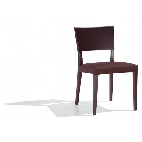 Image of Andreu World Britt Small Back Side Chair - Fabric Field-grey