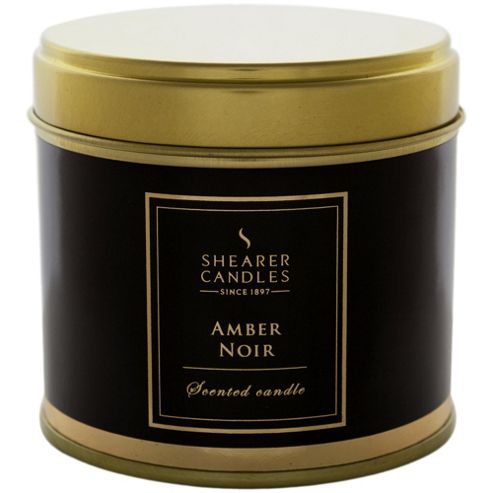 Image of Shearer Candle Tin, Amber Noir