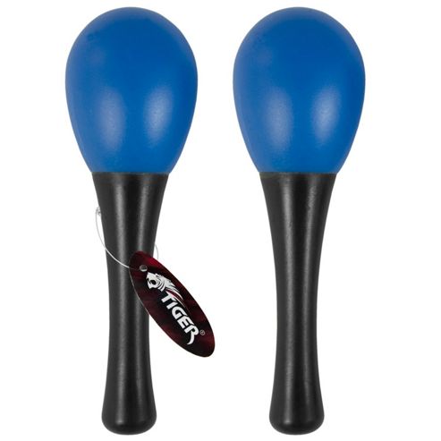 Image of Tiger Mini Egg Shaker Maracas Pair - Blue